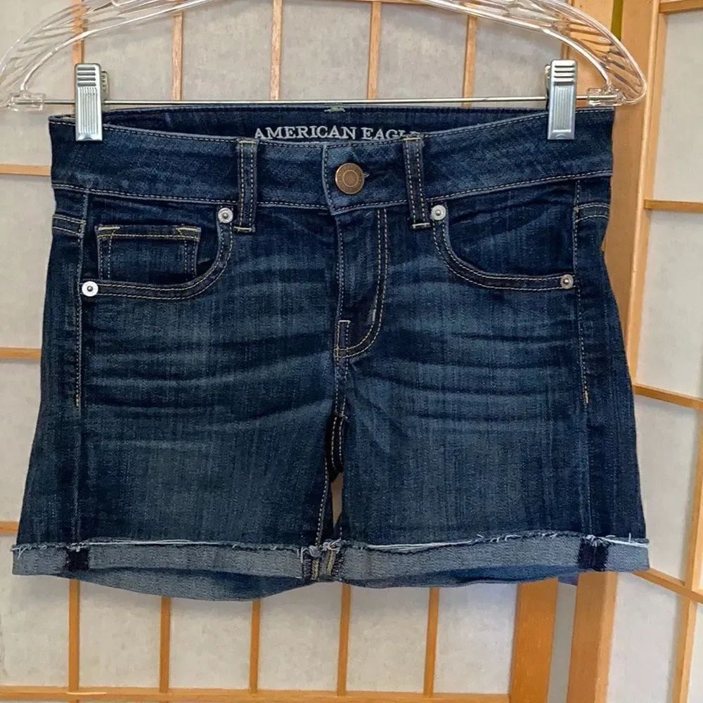 American Eagle Super Stretch denim shorts